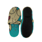 Voodoo Doll Print Slippers