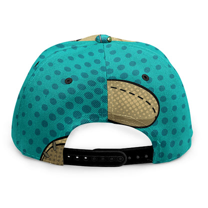 Voodoo Doll Print Snapback Cap