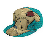 Voodoo Doll Print Snapback Cap