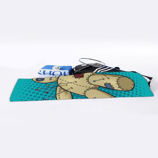 Voodoo Doll Print Sports Towel
