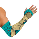 Voodoo Doll Print Sun Protection Arm Sleeves