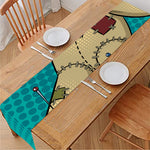 Voodoo Doll Print Table Runner