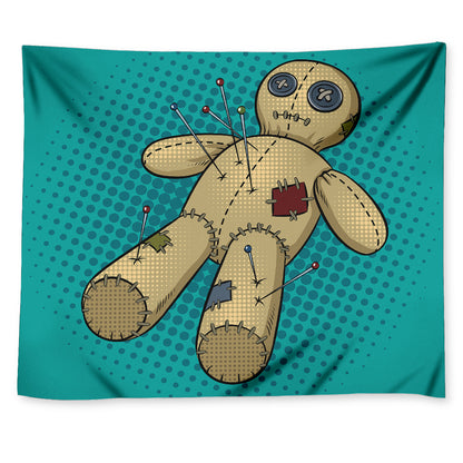 Voodoo Doll Print Tapestry
