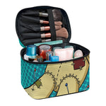 Voodoo Doll Print Travel Makeup Bag