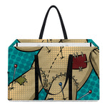 Voodoo Doll Print Utility Tote Bag