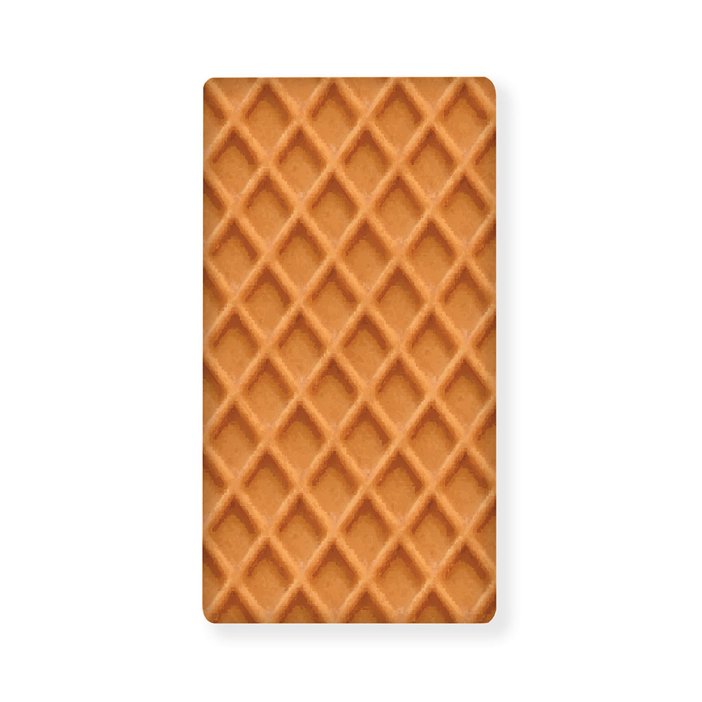 Waffle Pattern Print Baby Crib Sheet