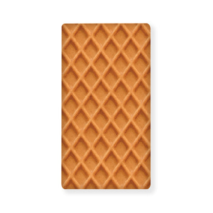 Waffle Pattern Print Baby Crib Sheet