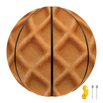 Waffle Pattern Print Basketball
