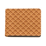 Waffle Pattern Print Bifold Wallet
