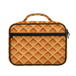 Waffle Pattern Print Briefcase Bible Bag
