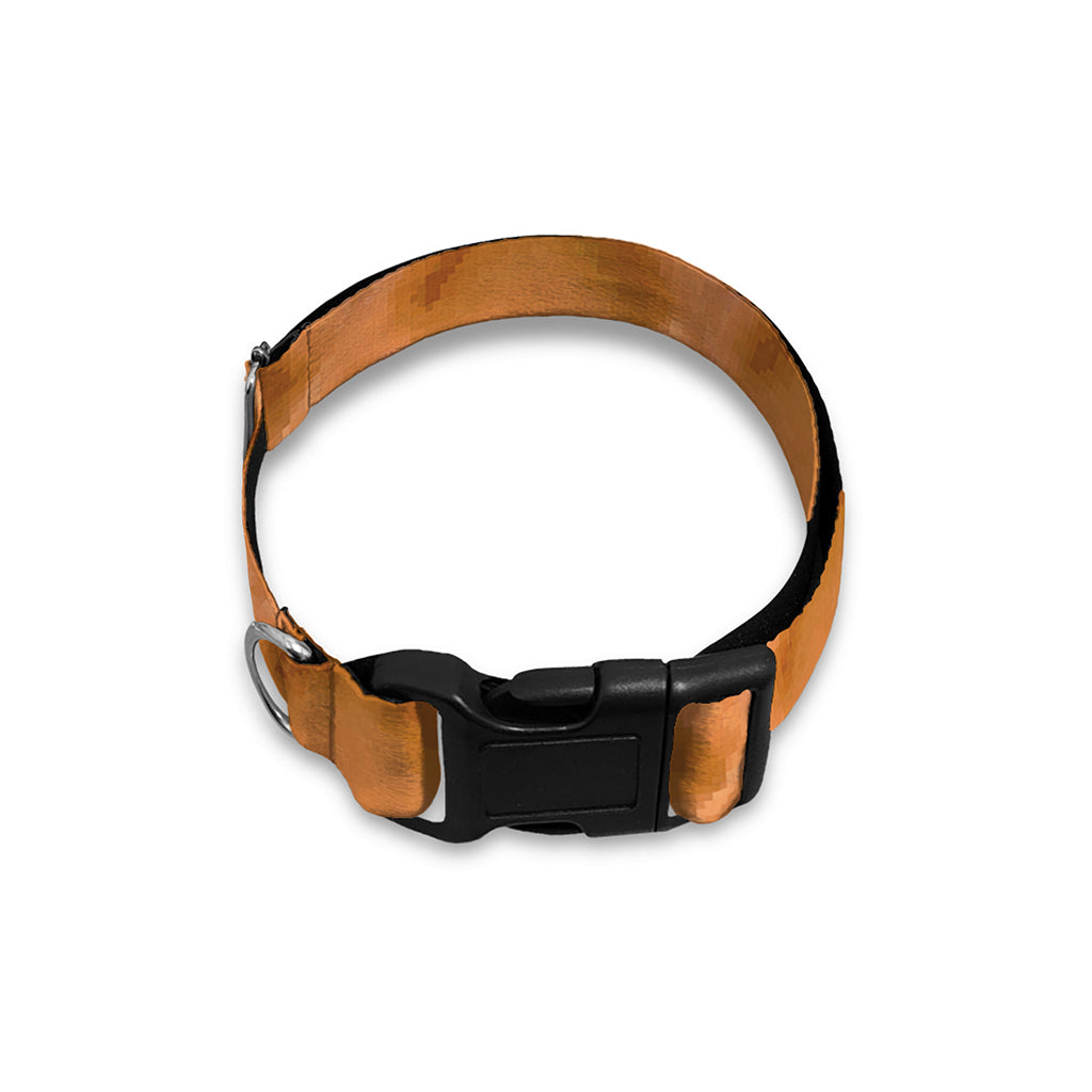 Waffle Pattern Print Dog Collar