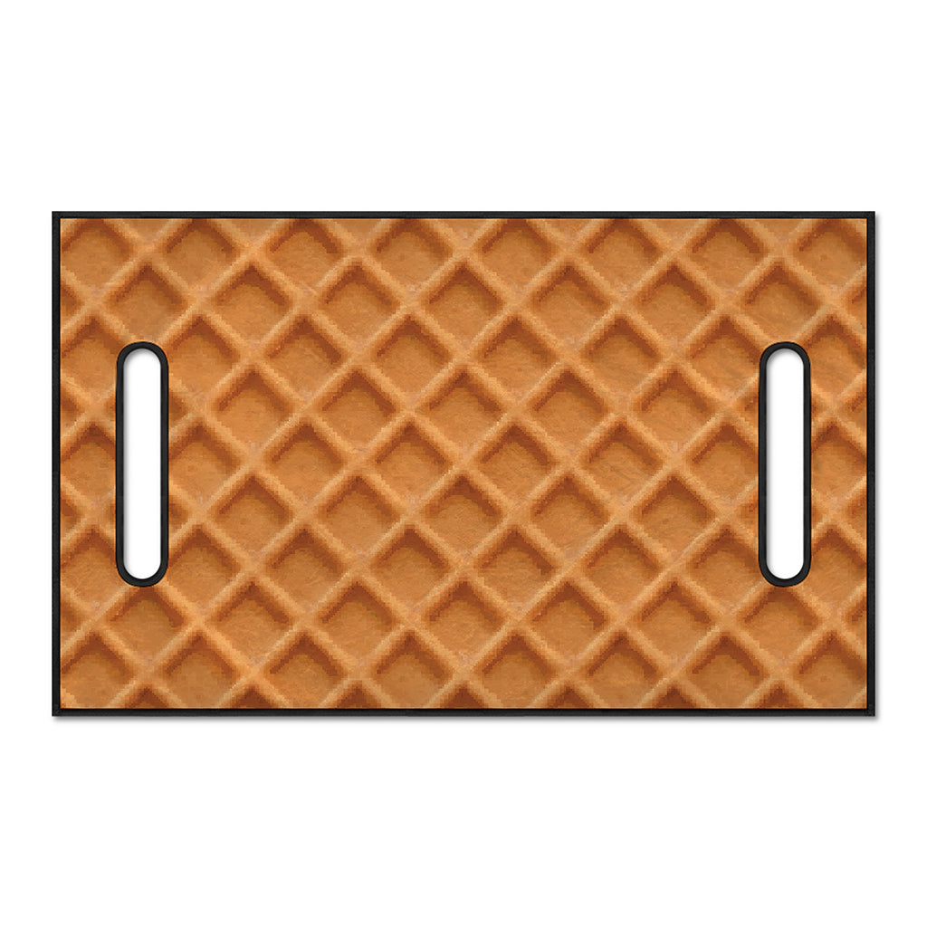 Waffle Pattern Print Golf Cart Seat Cover