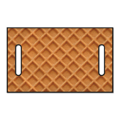 Waffle Pattern Print Golf Cart Seat Cover