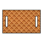 Waffle Pattern Print Golf Cart Seat Cover