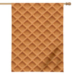 Waffle Pattern Print House Flag
