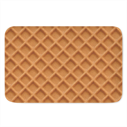 Waffle Pattern Print Indoor Door Mat