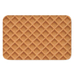 Waffle Pattern Print Indoor Door Mat