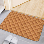 Waffle Pattern Print Indoor Door Mat
