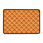 Waffle Pattern Print Kitchen Mat