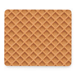 Waffle Pattern Print Mouse Pad