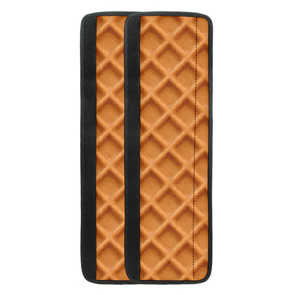 Waffle Pattern Print Refrigerator Handle Covers