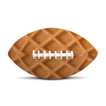 Waffle Pattern Print Rugby Ball