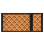 Waffle Pattern Print Trifold Wallet