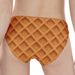 Waffle Pattern Print Women's Panties