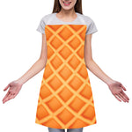Waffle Print Adjustable Apron