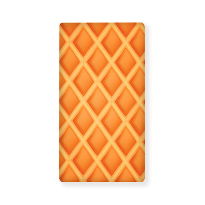 Waffle Print Baby Crib Sheet