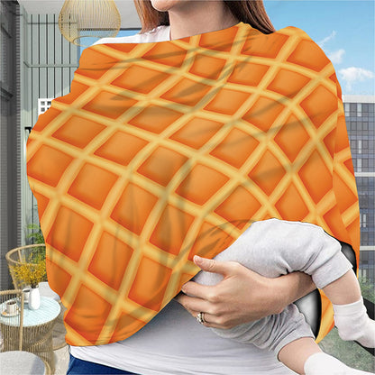 Waffle Print Baby Seat Cover