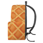 Waffle Print Backpack
