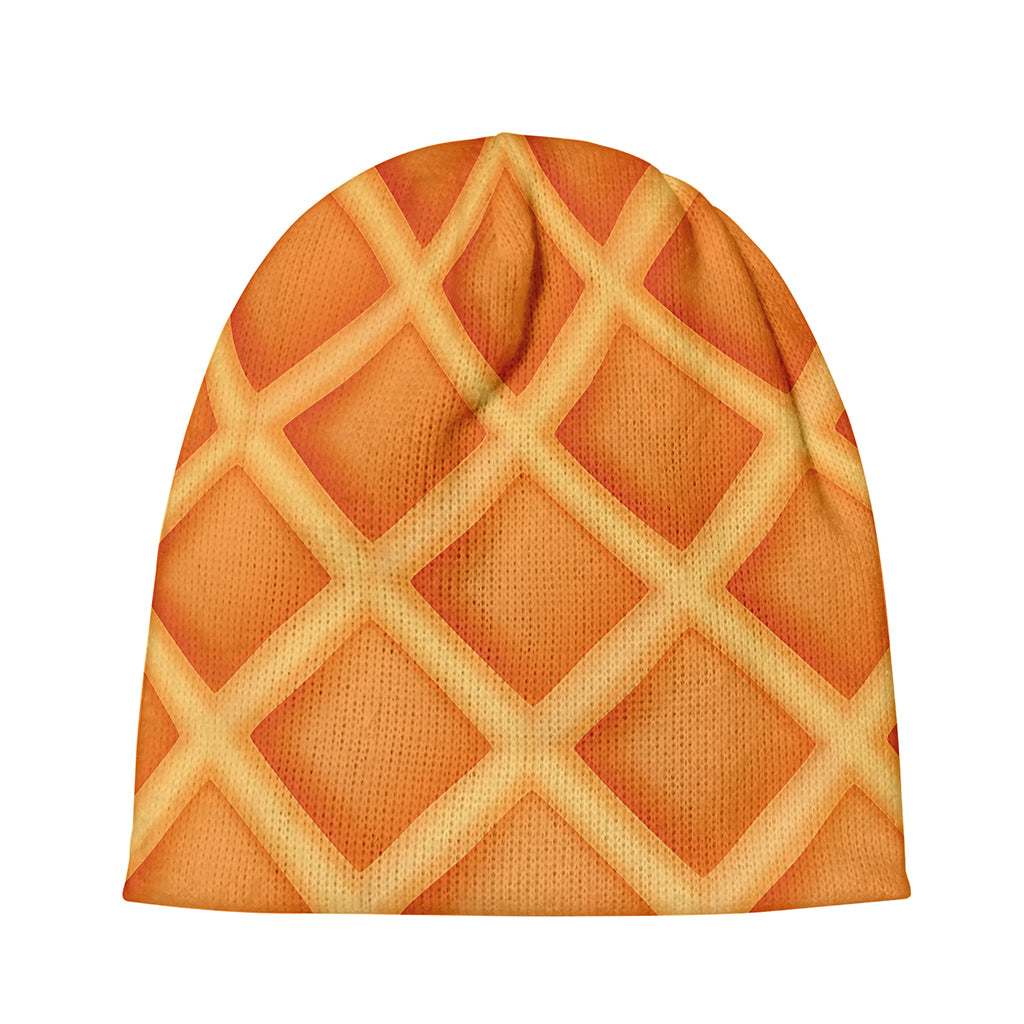 Waffle Print Beanie