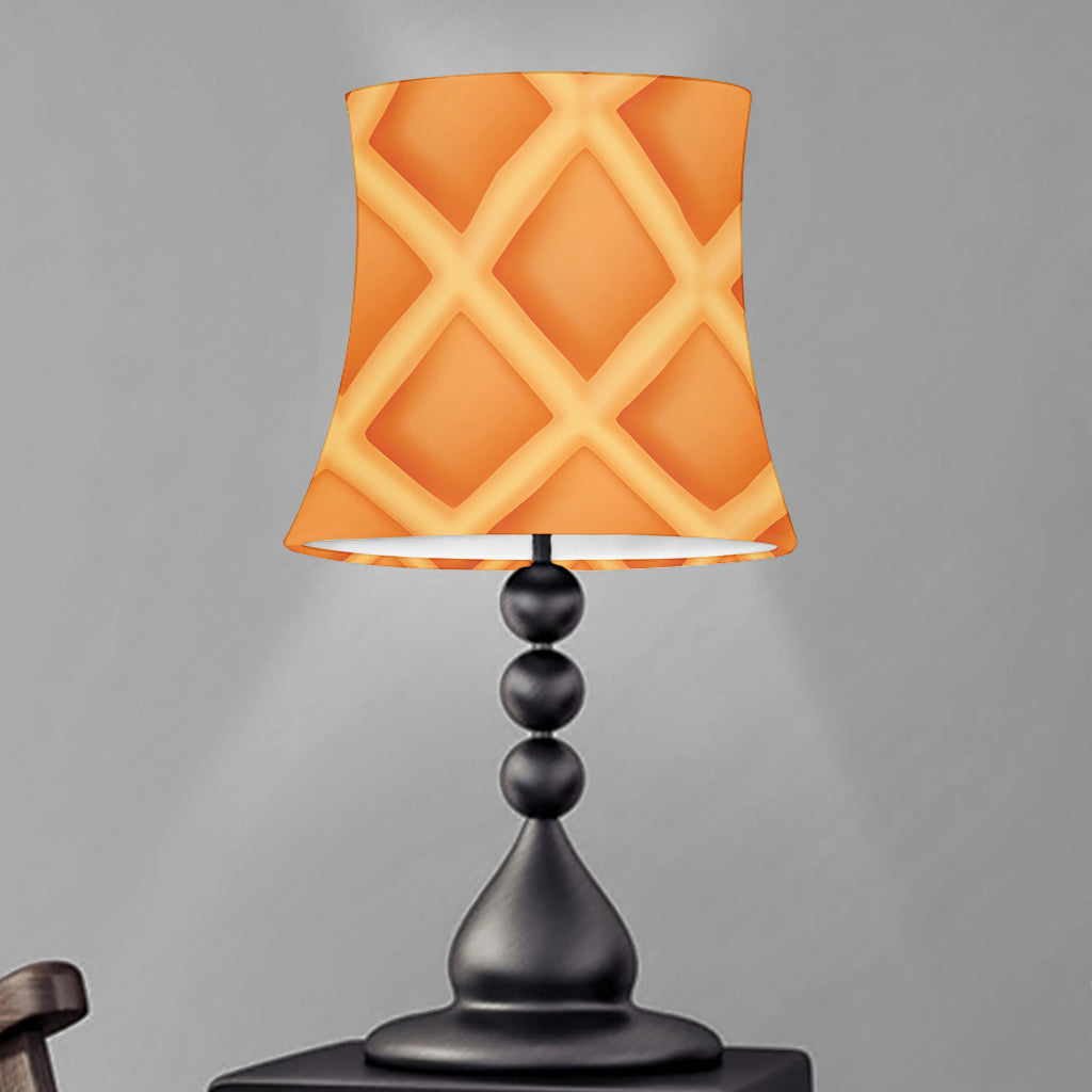 Waffle Print Bell Lamp Shade