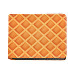 Waffle Print Bifold Wallet