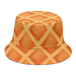 Waffle Print Bucket Hat