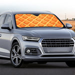 Waffle Print Car Windshield Sun Shade