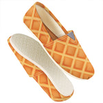 Waffle Print Casual Shoes