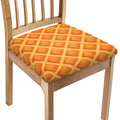 Waffle Print Chair Cushion Cover