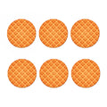 Waffle Print Coaster Set