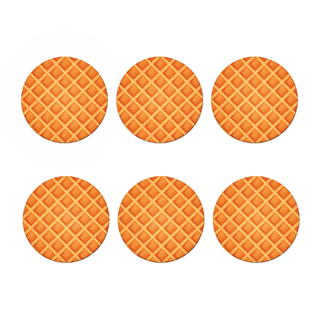 Waffle Print Coaster Set