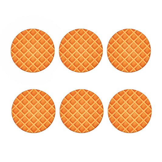 Waffle Print Coaster Set