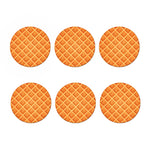 Waffle Print Coaster Set