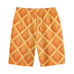 Waffle Print Cotton Shorts