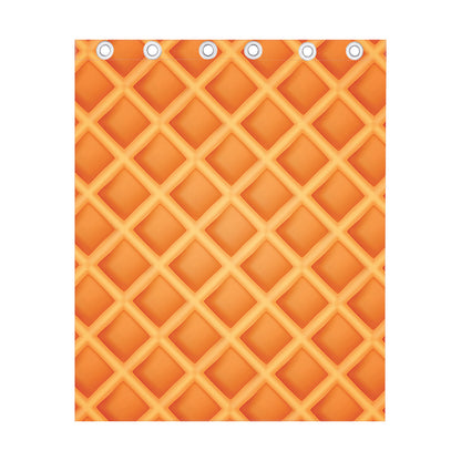 Waffle Print Curtain