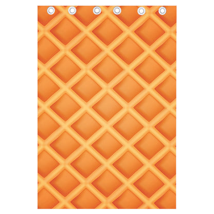 Waffle Print Curtain