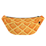 Waffle Print Fanny Pack