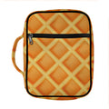 Waffle Print Front Pocket Bible Bag