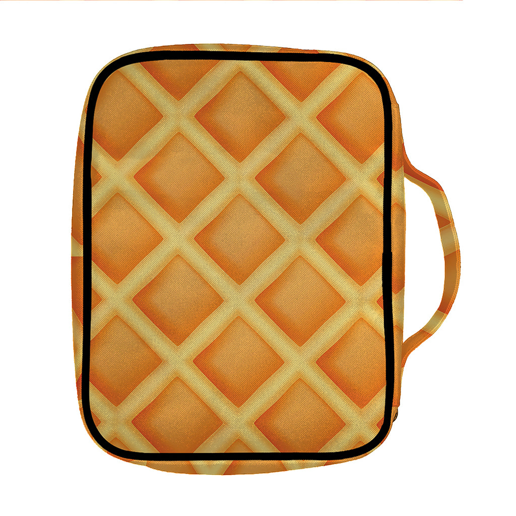 Waffle Print Front Pocket Bible Bag