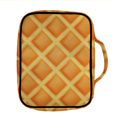 Waffle Print Front Pocket Bible Bag